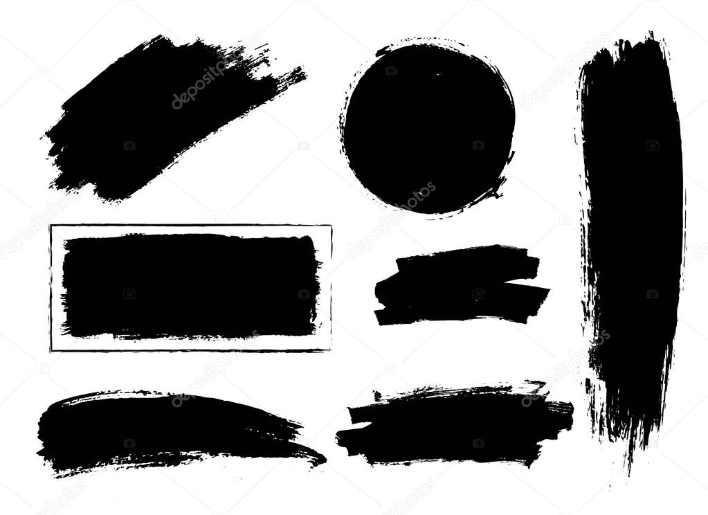 Set of ink strokes