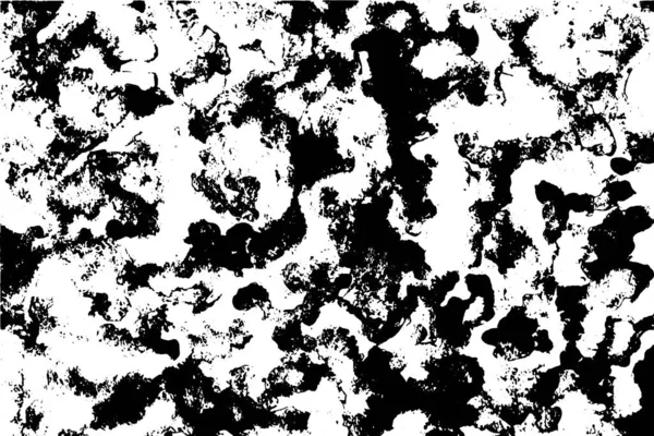 Grunge Zwart Wit Textuur Overlay Rumoerige Vuile Abstracte Achtergrond Vector — Stockvector