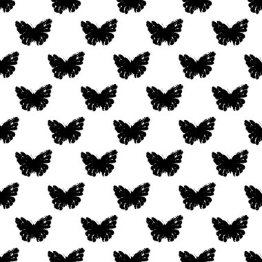 Kelebekler seamless modeli