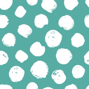 Noktalı ve daireli desen.