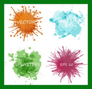 Sulu Boya tasarım öğeleri