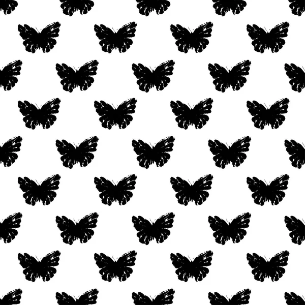 Метеликів безшовні візерунком — стоковий вектор