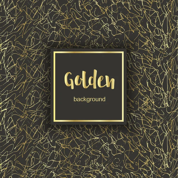 Fond de carte dorée — Image vectorielle