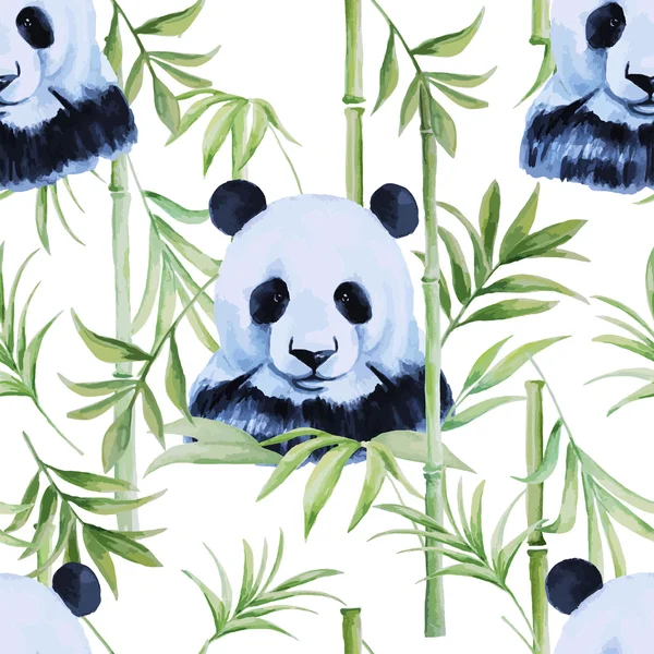 Panda animal sauvage — Image vectorielle