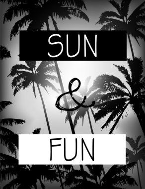 Güneş ve eğlenceli yazıt