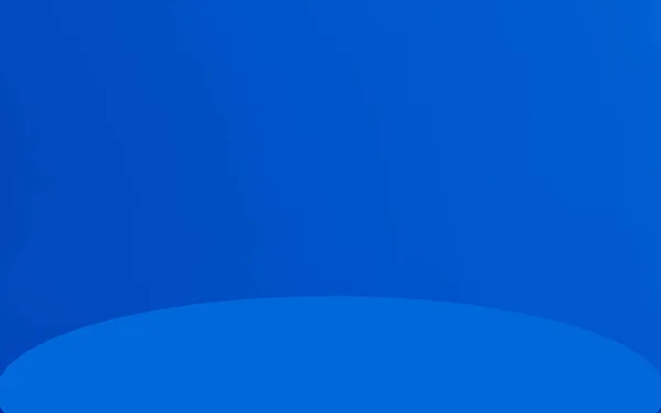 Mavi Silindir Podyum Minimum Stüdyo Arkaplanı Soyut Geometrik Şekil Çizimi — Stok fotoğraf