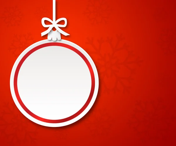 Noel kağıt topu üzerinde kırmızı zemin 1