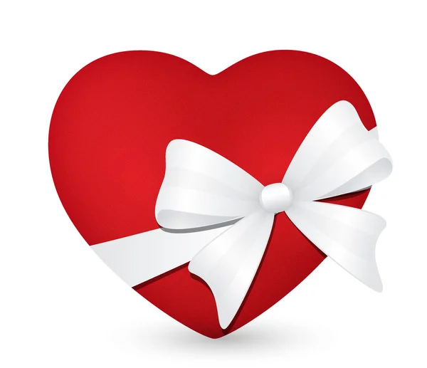 kalp 1 beyaz fiyonklu