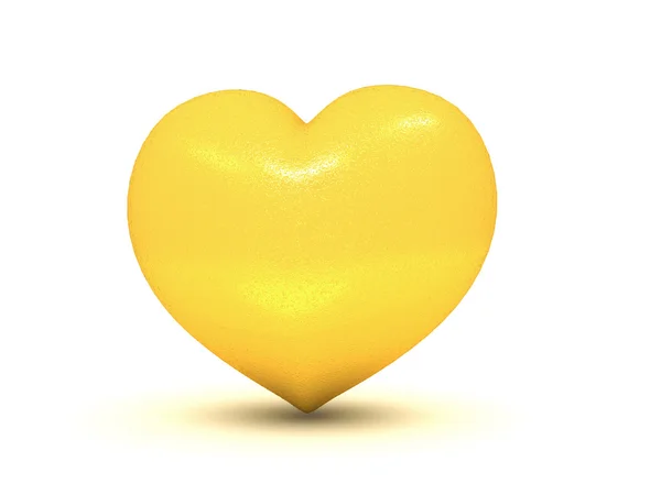 Golden heart — Stock Photo, Image