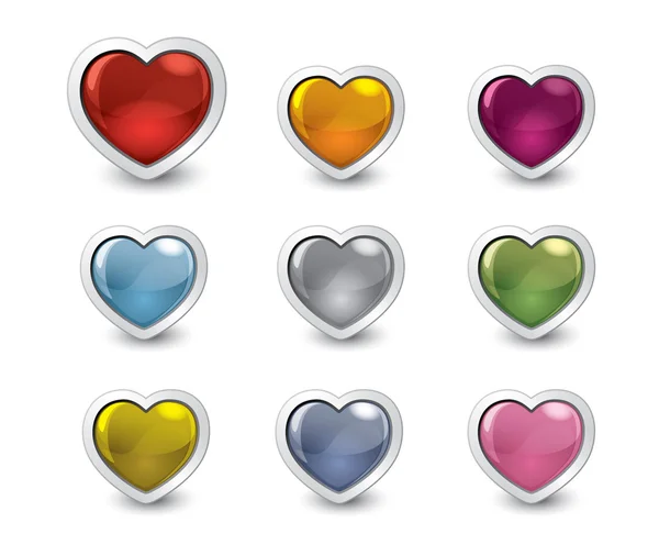 Valentine buttons 4 — Stock Photo, Image