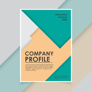 Modern iş arkaplan broşürü şürü şablonu minimalleri
