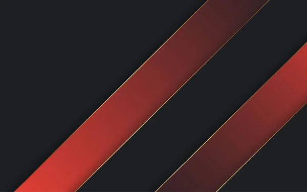 Gráfico Vectorial Ilustrativo Fondo Abstracto Color Negro Rojo Diagonal — Vector de stock