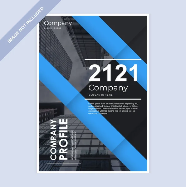 Modelo Design Capa Livro Corporativo Moderno — Vetor de Stock