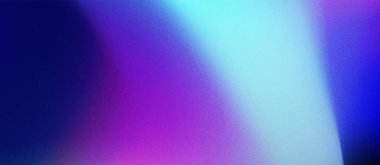 Gradyan siyah, mavi ve mor renkte ve kumlu bir konsepti var.