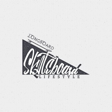 Kaykay - amblemi, rozet, etiket, işaret, baskı, damga, tasarımında kullanılan