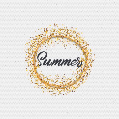 Yaz - etiket, simge, etiket, rozet, damga, tasarımında kullanılan.