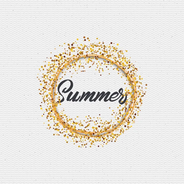 Yaz - etiket, simge, etiket, rozet, damga, tasarımında kullanılan.