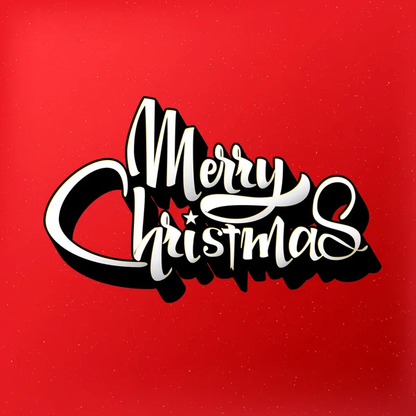 Feliz Natal e feliz ano novo 2017 lettering, insígnias estilo caligrafia, rótulos para qualquer uso —  Vetores de Stock