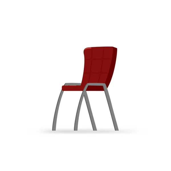 Office Chair Cartoon Flat Style — Vector de stock