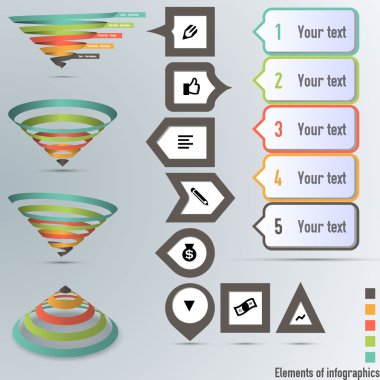 3d, vektör grafik dönüştürme veya satış huni