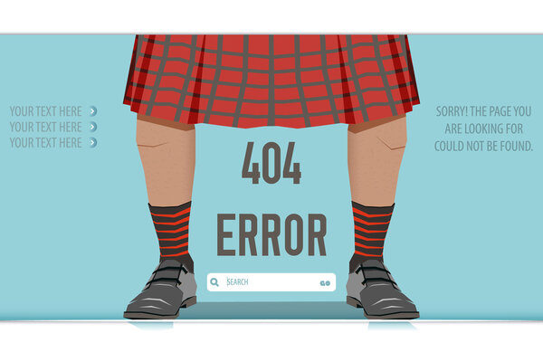 Page Not Found Error 404, vector illustration