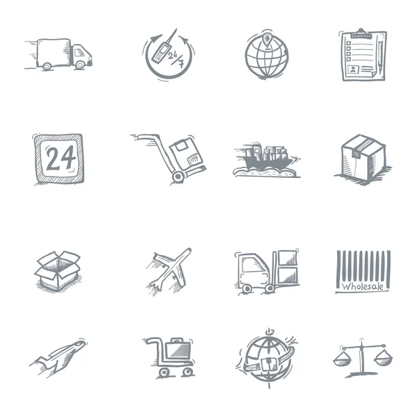 Icons Wholesale — Stock Vector