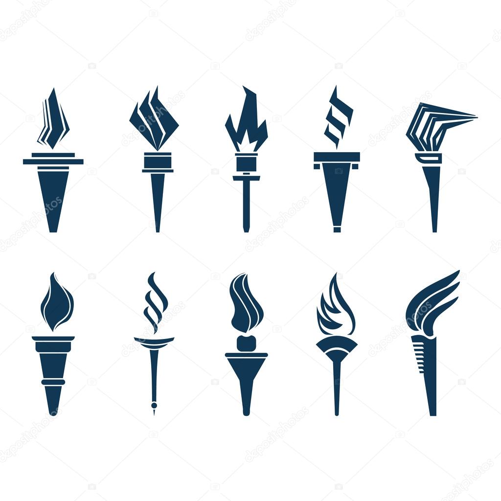 torches set icon