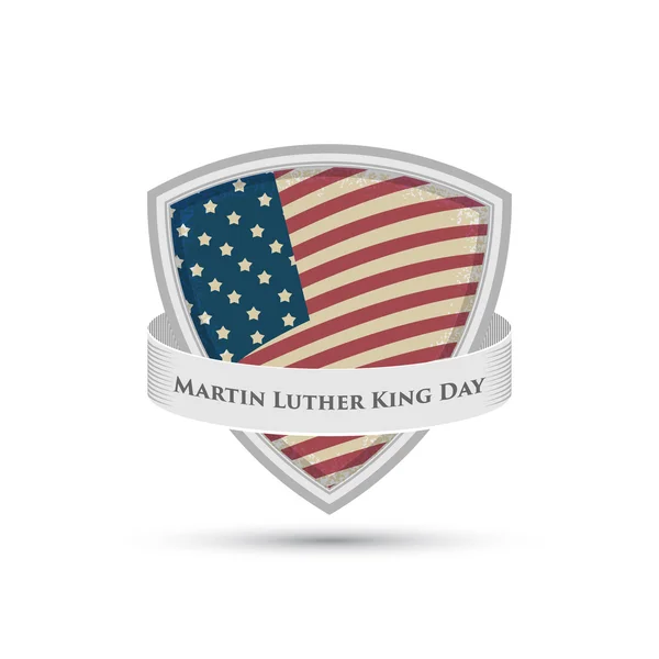 Distintivo do dia de Martin Luther King — Vetor de Stock