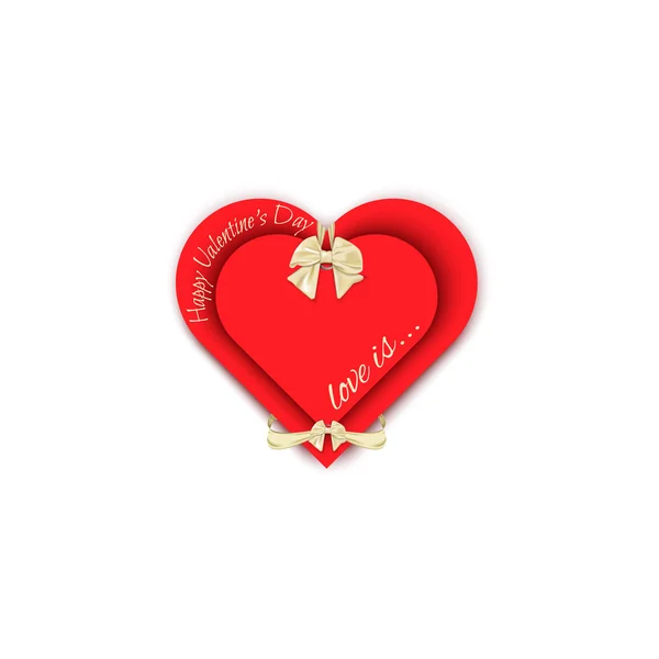 Carte Joyeuse Saint Valentin — Image vectorielle