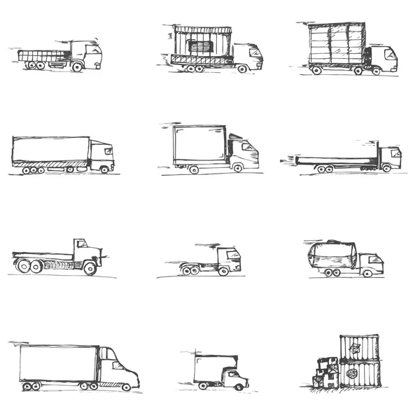 Navlun simgeler doodles