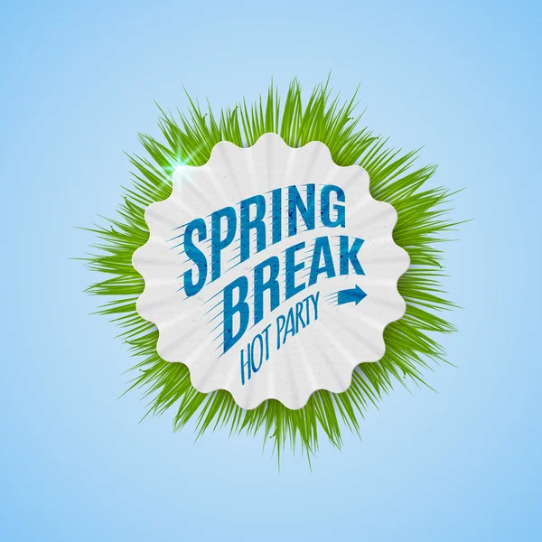 Festival Bahar tatili gerçekçi rozeti