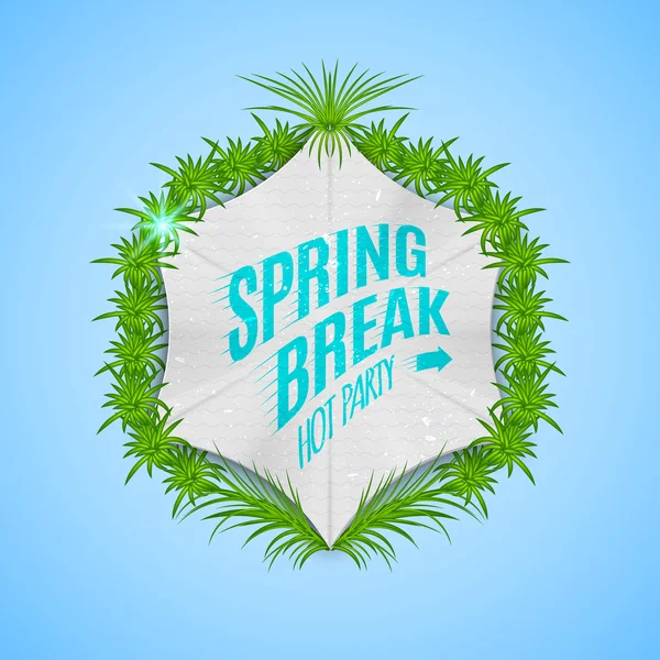 Festival Bahar tatili gerçekçi rozeti