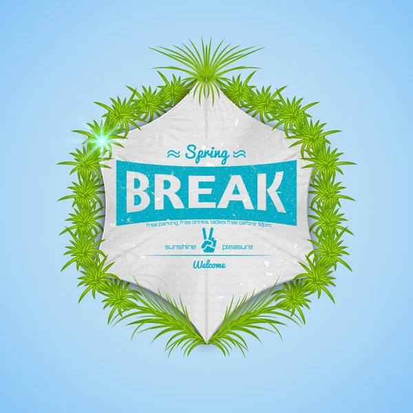 Festival Bahar tatili gerçekçi rozeti