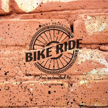 Bisiklet logolar rozetleri ve herhangi bir kullanım için etiketleri