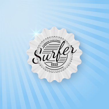 Sörf rozetleri logolar ve etiketleri herhangi bir kullanım için