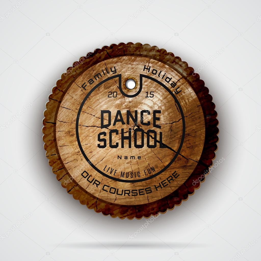 School of Dance badges logos and labels for any use. EPS10