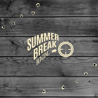 Avcılık rozetleri logolar ve etiketleri