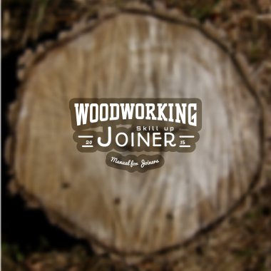 Woodworking badges logos and labels clipart