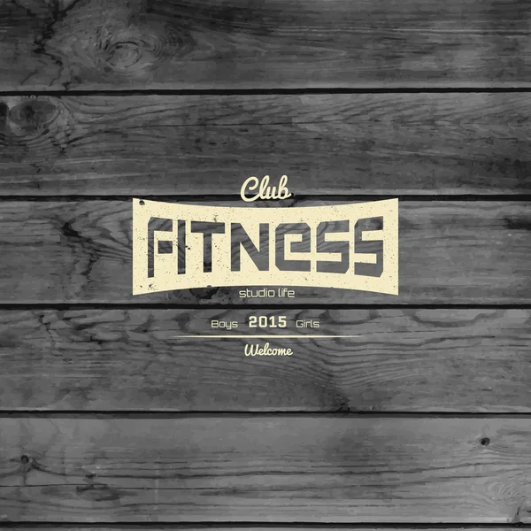 Fitness club badges logos and labels — Stock Vector