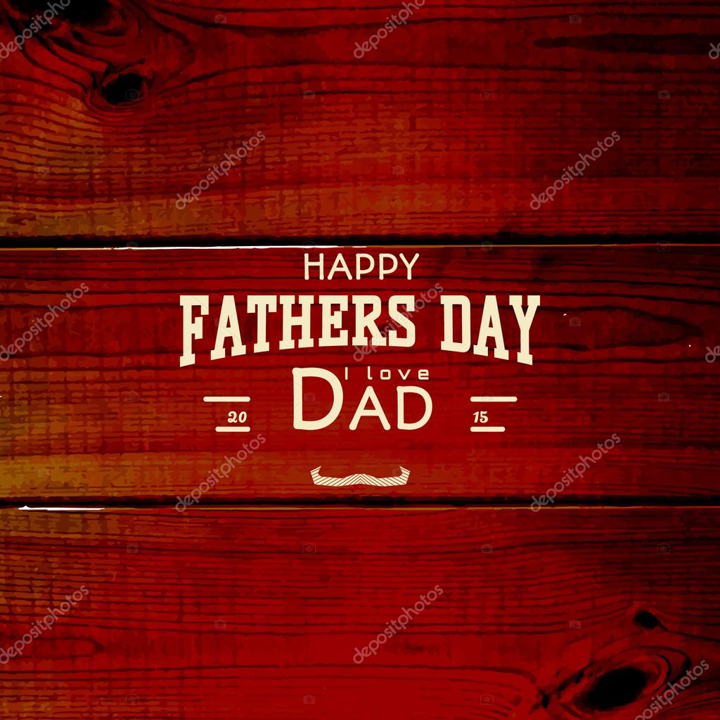 Fathers day badges logos and labels for any use, on wooden background texture