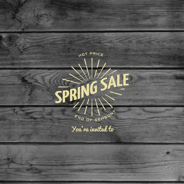 Emblemas de venda de primavera logotipos e rótulos — Vetor de Stock