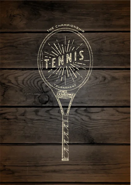 Τένις εμβλήματα λογότυπα και τις σημάνσεις — Διανυσματικό Αρχείο