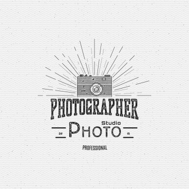 Fotoğraf logo logolar rozetleri ve herhangi bir kullanım için etiketleri