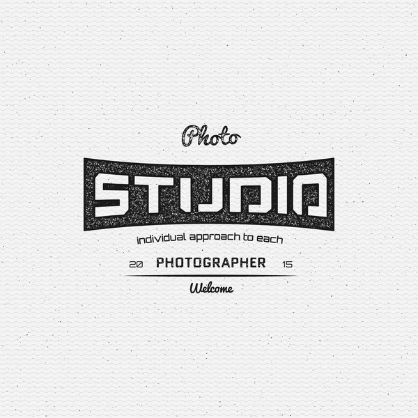 Photographie logo badges logos et étiquettes pour toute utilisation — Image vectorielle