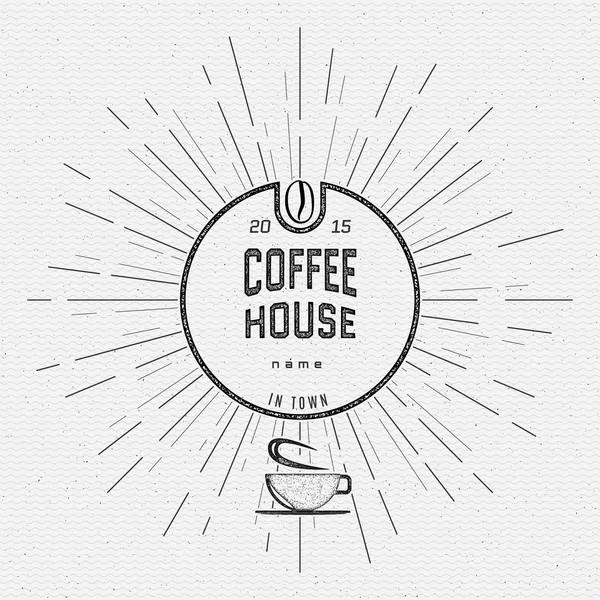 Insignes de café logos et étiquettes pour toute utilisation — Image vectorielle