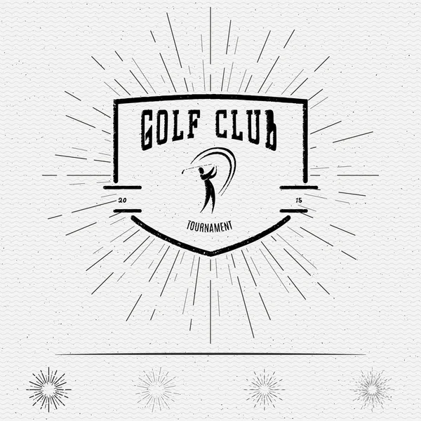 Logos et étiquettes des badges de golf pour toute utilisation — Image vectorielle