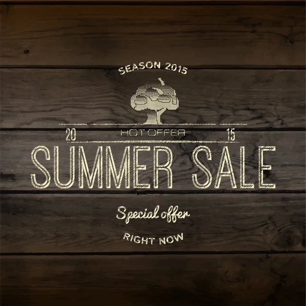 Summer sale badges logos and labels for any use — Stock Vector