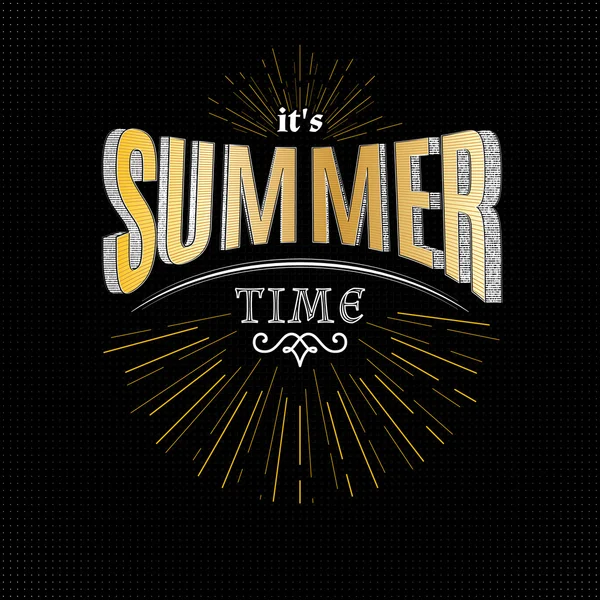 Summer time badges logos and labels for any use — Stockvector