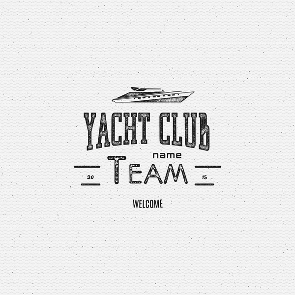 Yacht club badges logos and labels for any use — Stock Photo, Image