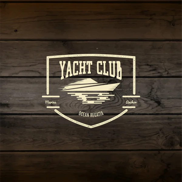 Yacht club badges logos and labels for any use — Stock Photo, Image